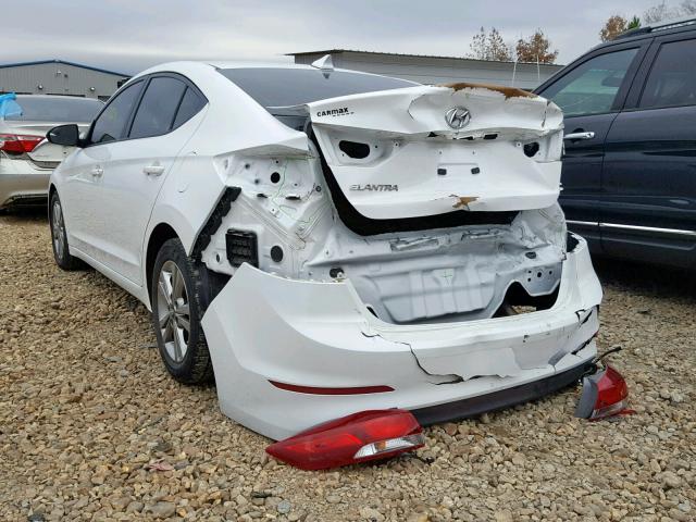 5NPD84LF6HH034671 - 2017 HYUNDAI ELANTRA WHITE photo 3