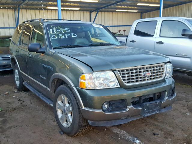 1FMZU64W74UA16526 - 2004 FORD EXPLORER E GREEN photo 1