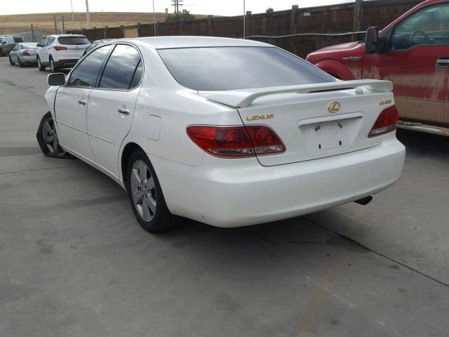 JTHBA30G865147424 - 2006 LEXUS ES 330 WHITE photo 3