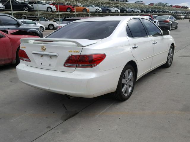 JTHBA30G865147424 - 2006 LEXUS ES 330 WHITE photo 4