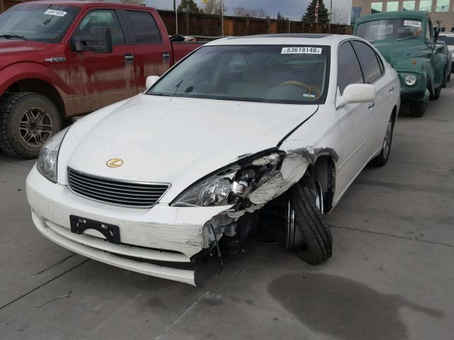 JTHBA30G865147424 - 2006 LEXUS ES 330 WHITE photo 9