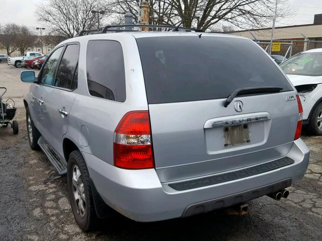 2HNYD18662H546297 - 2002 ACURA MDX TOURIN SILVER photo 3