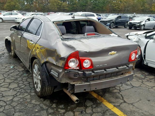 1G1ZE5E19BF328288 - 2011 CHEVROLET MALIBU LTZ ყავისფერი ფოტო 3