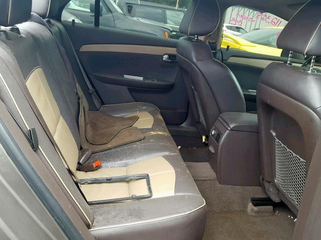 1G1ZE5E19BF328288 - 2011 CHEVROLET MALIBU LTZ ყავისფერი ფოტო 6