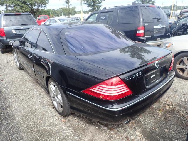 WDBPJ75JX6A046992 - 2006 MERCEDES-BENZ CL 500 BLACK photo 3