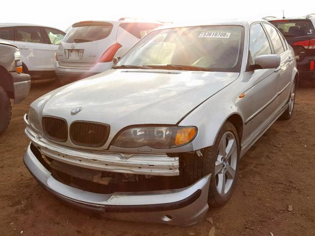 WBAEW53445PN37109 - 2005 BMW 330 XI SILVER photo 2