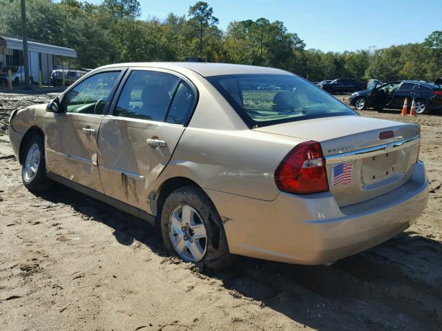 1G1ZT52815F124936 - 2005 CHEVROLET MALIBU LS 金色 照片 3