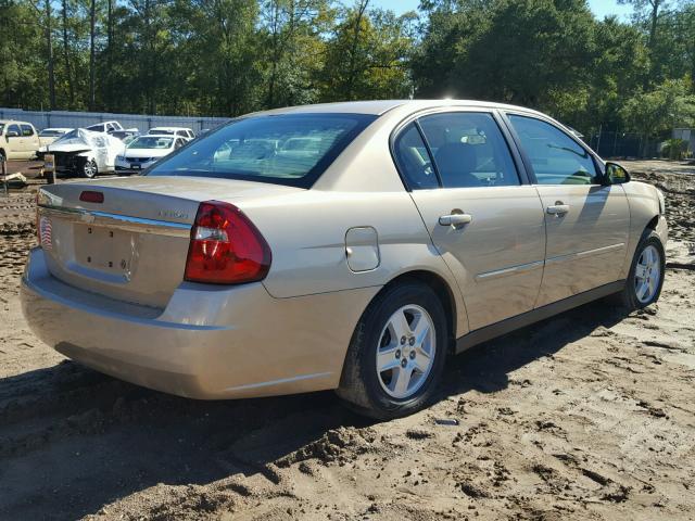 1G1ZT52815F124936 - 2005 CHEVROLET MALIBU LS 金色 照片 4