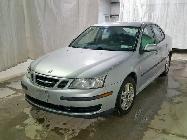 YS3FD49Y471112960 - 2007 SAAB 9-3 2.0T SILVER photo 2