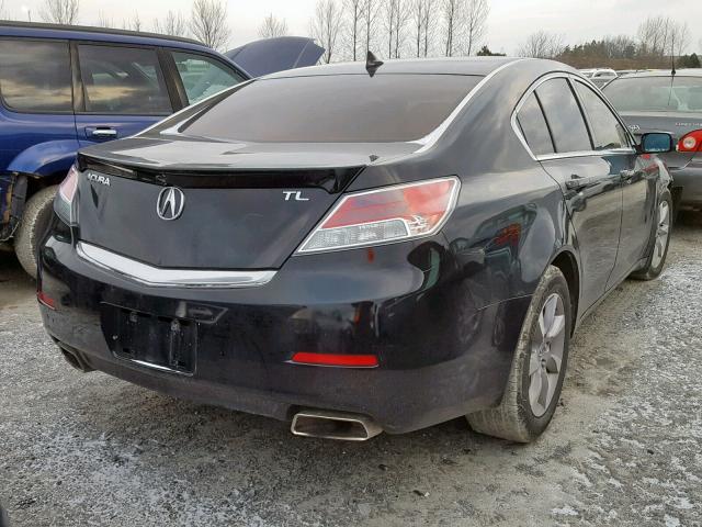 19UUA8F53CA800386 - 2012 ACURA TL BLACK photo 4