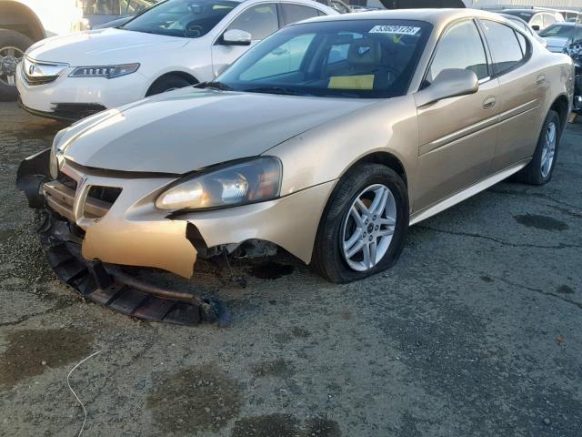 2G2WR524851133702 - 2005 PONTIAC GRAND PRIX GOLD photo 2