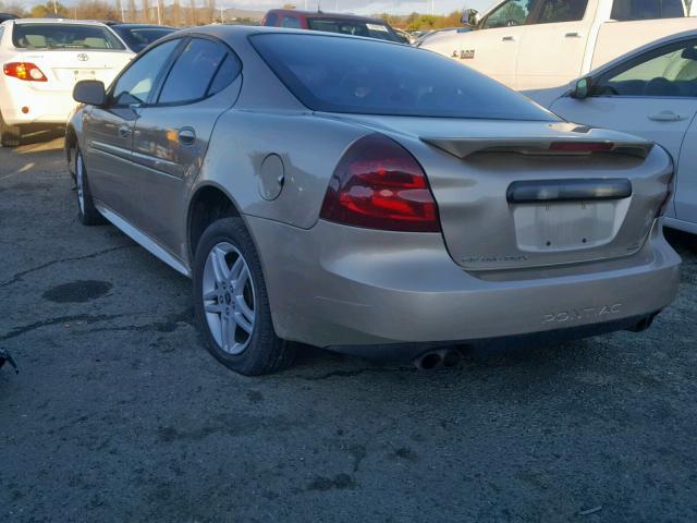 2G2WR524851133702 - 2005 PONTIAC GRAND PRIX GOLD photo 3