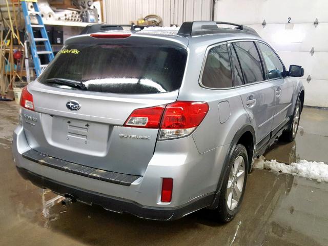 4S4BRCLC1D3282932 - 2013 SUBARU OUTBACK 2. SILVER photo 4