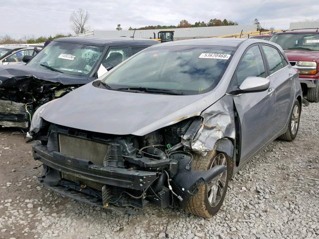 KMHD35LH6EU158054 - 2014 HYUNDAI ELANTRA GT GRAY photo 2