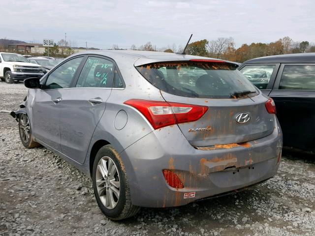 KMHD35LH6EU158054 - 2014 HYUNDAI ELANTRA GT GRAY photo 3