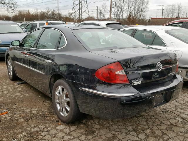 2G4WE537851261191 - 2005 BUICK LACROSSE C BLACK photo 3