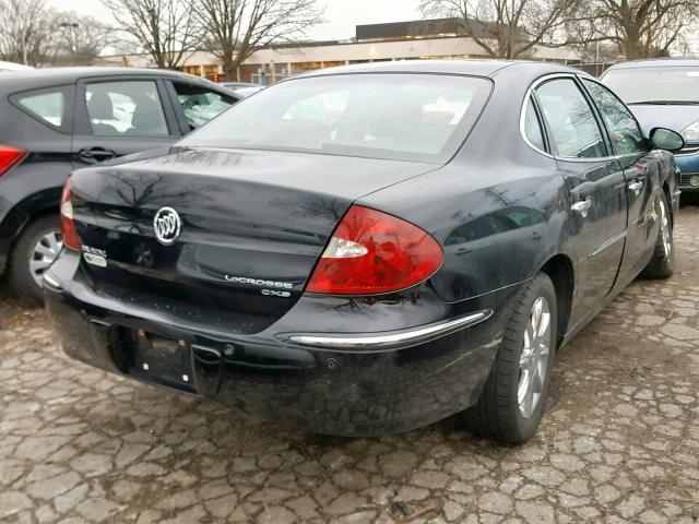 2G4WE537851261191 - 2005 BUICK LACROSSE C BLACK photo 4