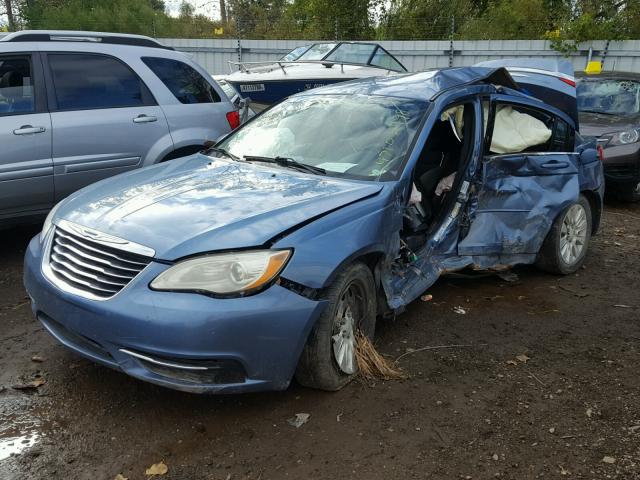 1C3BC4FB4BN566740 - 2011 CHRYSLER 200 LX BLUE photo 2