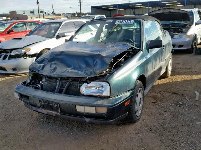 3VWAB81E7XM804937 - 1999 VOLKSWAGEN CABRIO GREEN photo 2