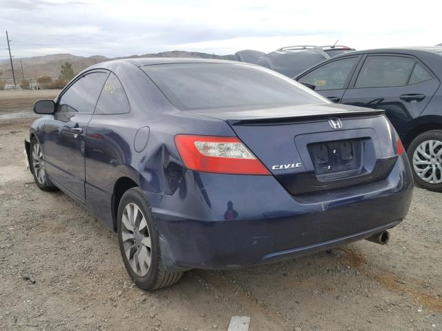 2HGFG128X9H529951 - 2009 HONDA CIVIC EX BLUE photo 3