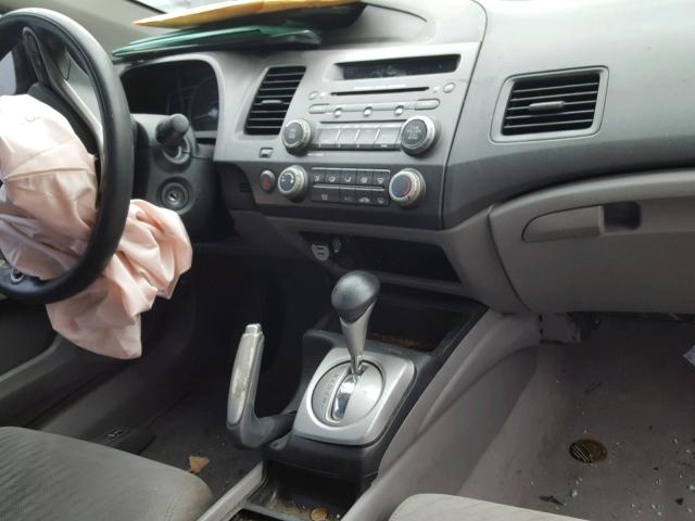 2HGFG128X9H529951 - 2009 HONDA CIVIC EX BLUE photo 9