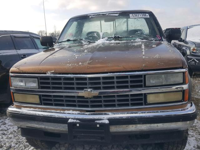 1GCDK14Z9LE217287 - 1990 CHEVROLET GMT-400 K1 BROWN photo 7