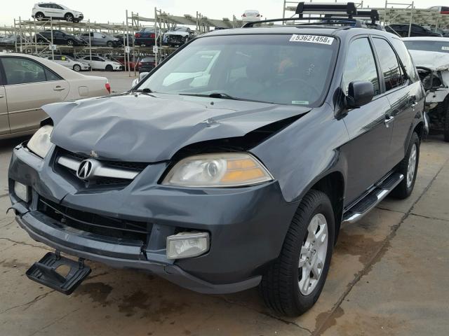 2HNYD18826H535966 - 2006 ACURA MDX TOURIN CHARCOAL photo 2