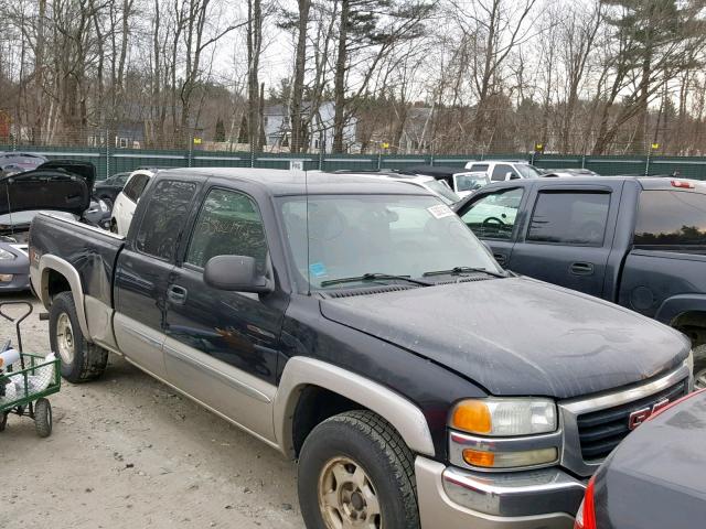 1GTEK19T84Z205358 - 2004 GMC NEW SIERRA BLACK photo 1