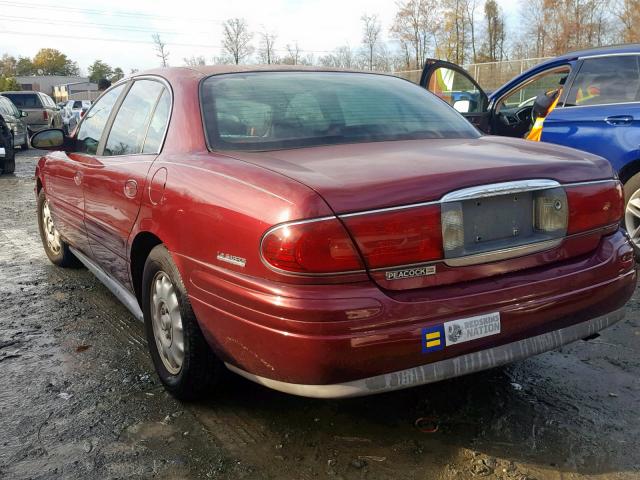 1G4HR54K8YU309152 - 2000 BUICK LESABRE LI BURGUNDY photo 3