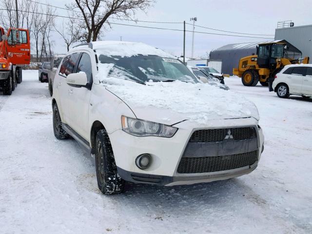 JA4JT5AX1BU602674 - 2011 MITSUBISHI OUTLANDER WHITE photo 1