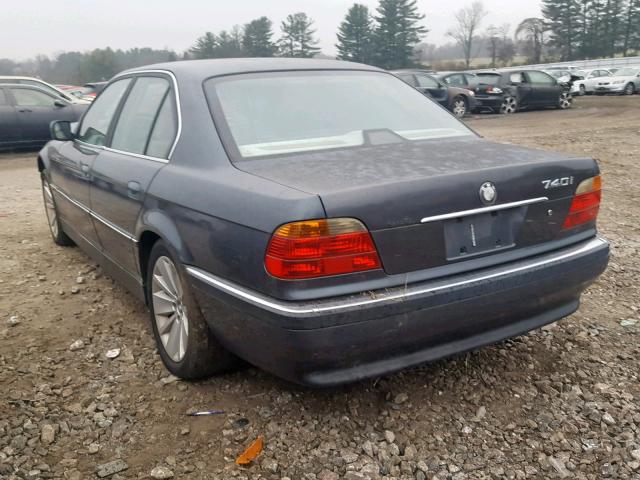 WBAGG8343YDN77677 - 2000 BMW 740 I AUTO BLUE photo 3