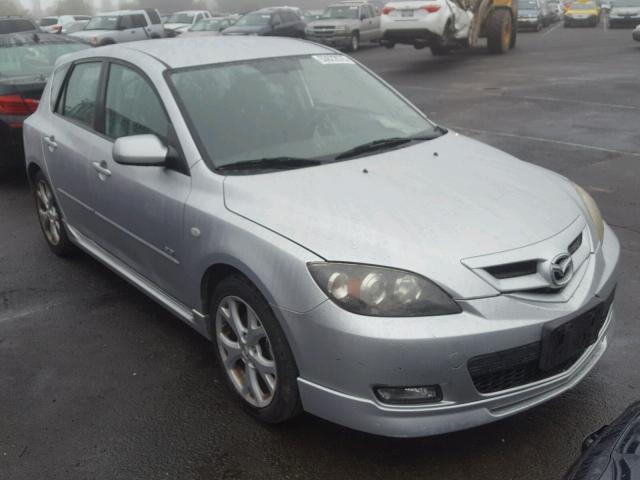 JM1BK344X81178425 - 2008 MAZDA 3 HATCHBAC SILVER photo 1