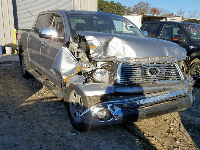 5TFFY5F14BX106722 - 2011 TOYOTA TUNDRA CRE SILVER photo 1