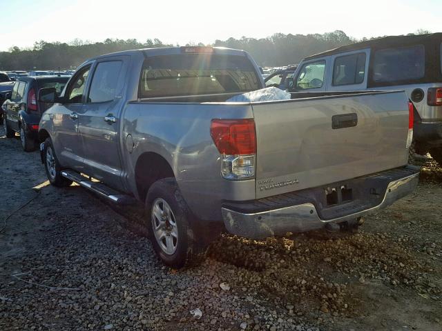 5TFFY5F14BX106722 - 2011 TOYOTA TUNDRA CRE SILVER photo 3