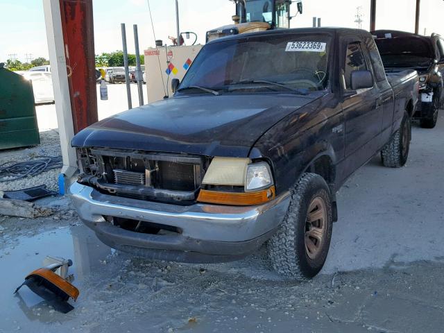 1FTYR14V8YTA63331 - 2000 FORD RANGER SUP BLACK photo 2