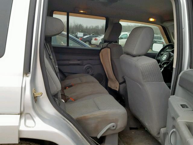 1J8HG48N86C225594 - 2006 JEEP COMMANDER Gümüş foto 6