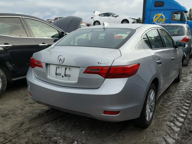 19VDE1F33DE403647 - 2013 ACURA ILX 20 SILVER photo 4