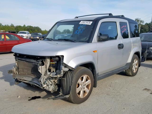 5J6YH18749L002973 - 2009 HONDA ELEMENT EX SILVER photo 2