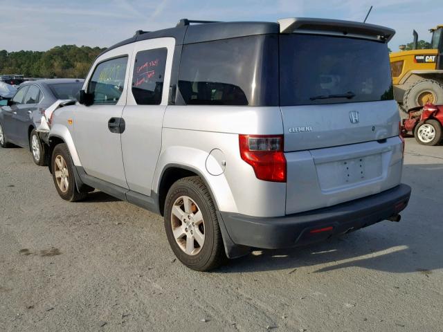 5J6YH18749L002973 - 2009 HONDA ELEMENT EX SILVER photo 3