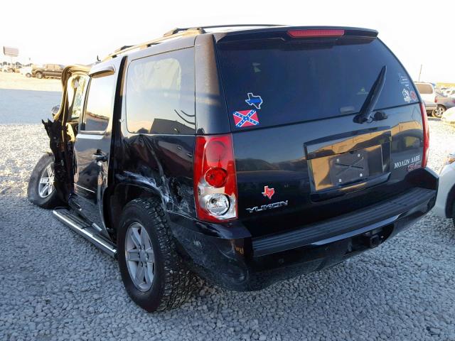 1GKFK13017J124583 - 2007 GMC YUKON BLACK photo 3