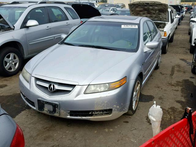 19UUA66295A012838 - 2005 ACURA TL SILVER photo 2