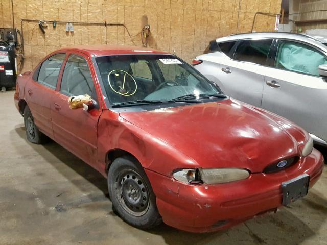 1FALP6537TK180154 - 1996 FORD CONTOUR GL RED photo 1