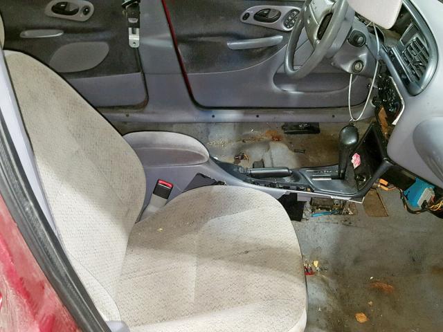 1FALP6537TK180154 - 1996 FORD CONTOUR GL 红色 照片 5