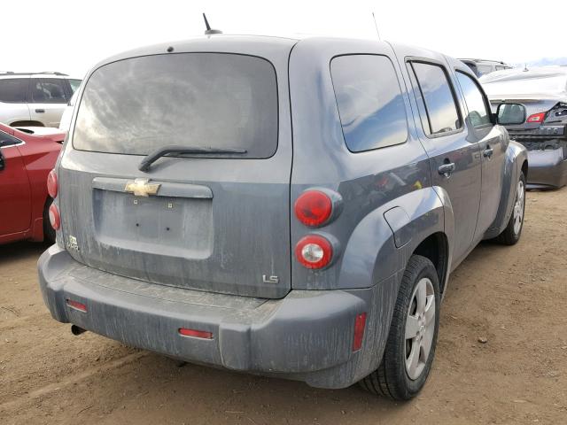 3GNDA13D48S551899 - 2008 CHEVROLET HHR LS GRAY photo 4