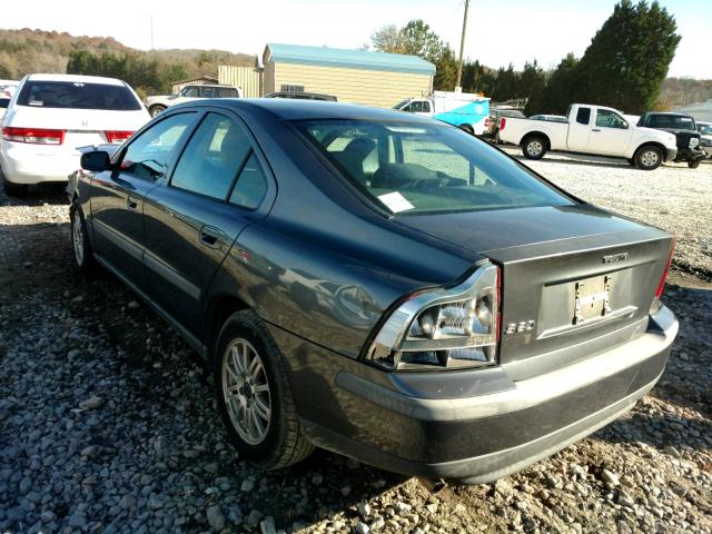 YV1RS64A742402643 - 2004 VOLVO S60 GRAY photo 3