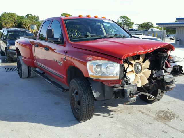 3D7MX48C36G275410 - 2006 DODGE RAM 3500 S RED photo 1