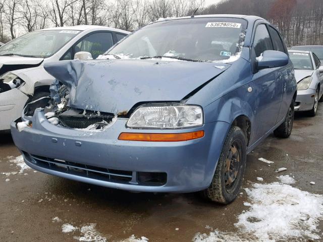 KL1TD66658B096263 - 2008 CHEVROLET AVEO BASE Mavi foto 2