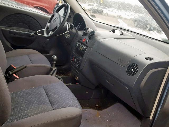 KL1TD66658B096263 - 2008 CHEVROLET AVEO BASE Mavi foto 5