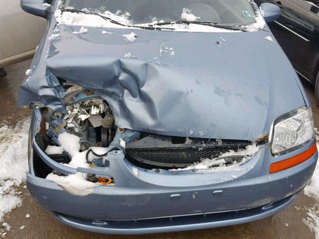 KL1TD66658B096263 - 2008 CHEVROLET AVEO BASE Mavi foto 7