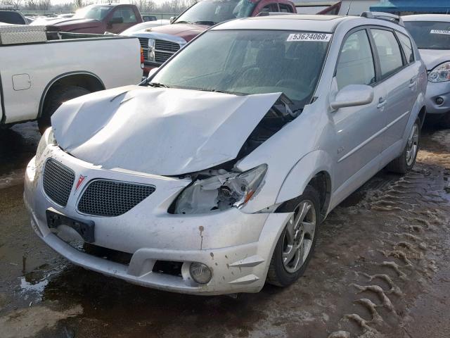 5Y2SL63835Z404336 - 2005 PONTIAC VIBE SILVER photo 2